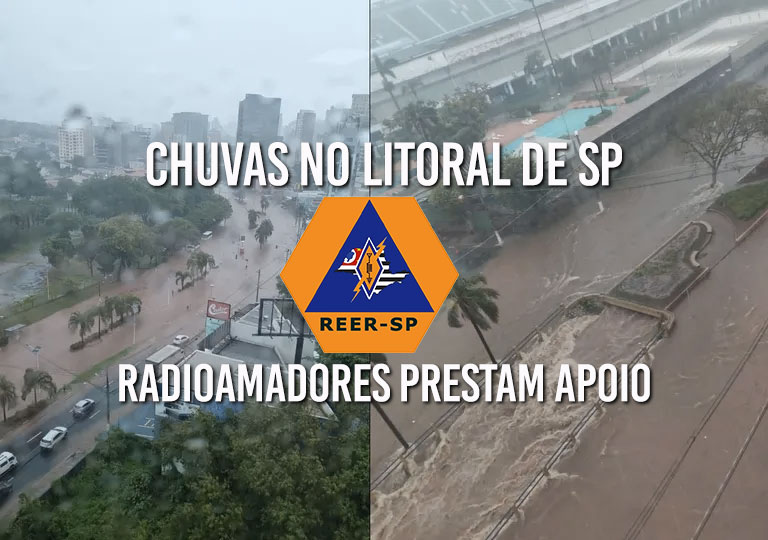 Chuvas em SP: Radioamadores da REER montam infraestrutura de emergência ...